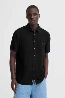 Produktbild von Blend He BHShirt Herren Kurzarmhemd Hemd Herrenhemd Hemdkragen 100% Viskose regular fit