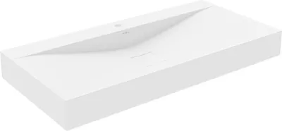 Produktbild von Mexen Poli Aufsatzwaschbecken aus konglomerat 100 x 48 cm, Weiß - 23021001