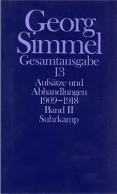Obrázok produktu pre Simmel, G: Gesamtausgabe 13