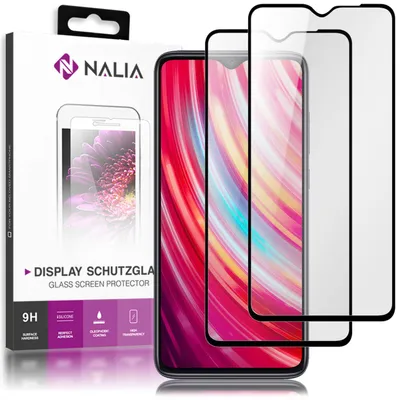Image de NALIA (lot de 2) Verre de protection pour écran du Xiaomi Redmi Note 8 Pro