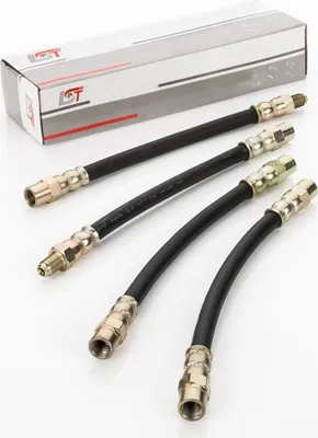 Produktbild von 4x Bremsschlauch Bremsleitung Hinterachse für BMW 6er E24 7er E23 E32