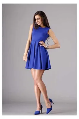 Produktbild von Kleid Klassisches Minikleid; Blau M/38