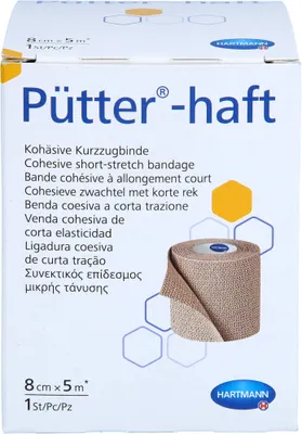 Produktbild von Pütter-haft Binde 8cmx5m, 1 St BIN