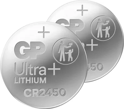 Obrázek produktu pro GP Ultra Plus, lithiová knoflíková baterie CR2450, 3V, 2 kusy