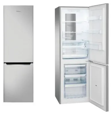 Produktbild von Amica KGCN 387 148 E, 231 l, SN-T, 3,5 kg/24h, B, Fresh Zone Fach, Edelstahl