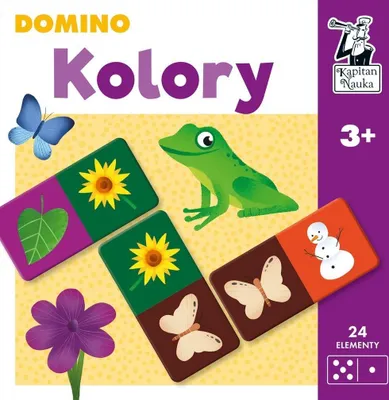 Produktbild von Pädagogisches Domino Spiel zum Farbenlernen für Kleinkinder und Kinder