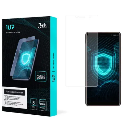 Produktbild von 3mk Display Schutzfolie 1UP für Nokia 7 Plus transparent Gaming (3 Stück)