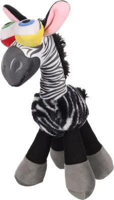 Image de Jouet pour chiens Flamingo Stripz Zebra noir