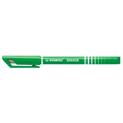 Image de Fineliner avec pointe à ressort - STABILO SENSOR F - fin - stylo simple - vert