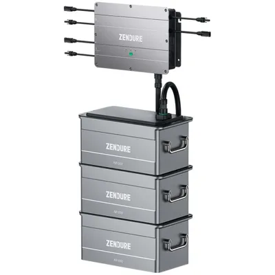 Produktbild von Zendure SolarFlow Set 2,88kWh Smart PV Hub mit 3x Batterien