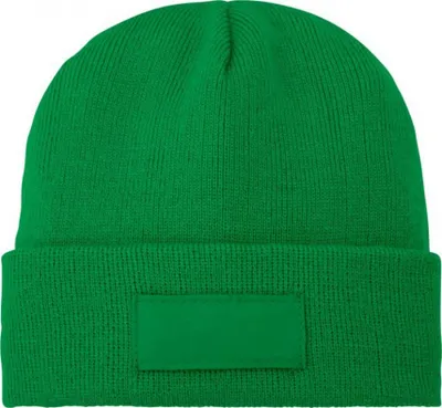 Produktbild von Bullet Boreas Beanie mit Patch PF3069 (Einheitsgröße) (Farngrün)