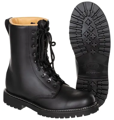 Produktbild von Kampfstiefel Vollleder schwarz, 37