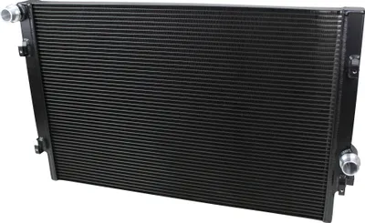Zdjęcie produktu dla Aluminiowa chłodnica wody w kolorze czarnym do VW Golf 7 GTI Audi S3 8V EA888 Gen 3