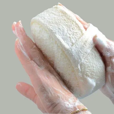 Productafbeelding van Loofah badbal, massageborstel voor het lichaam, badmassageborstel en scrubpad