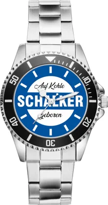 Produktbild von KIESENBERG Herrenuhr Armbanduhr Schalker Geschenk Artikel Idee Fan Analog Quartz 21174
