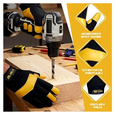 Produktbild von Gartenhandschuhe, dornensicher und flexibel, aus Leder, für Herren und Damen