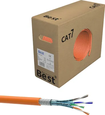 Produktbild von CAT 7 Verlegekabel 100m Simplex Gigabit Netzwerkkabel KUPFER