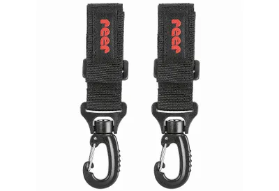 Immagine prodotto di reer Clip&Go Hook Kinderwagenhaken, 2er Set, Kinderwagen Haken, Befestigung Wickeltasche, 84101