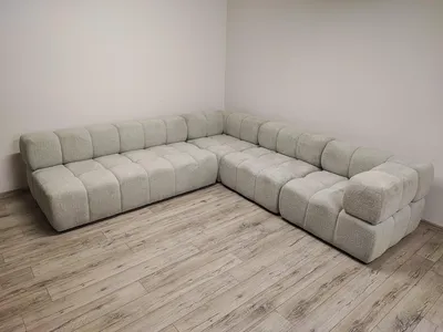 Zdjęcie produktu dla NOWOCZESNY NAROŻNIK MODUŁOWY DO SALONU ROGÓWKA PIKOWANA CLIXI L 277x285 cm