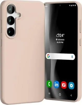 Produktbild von Quecksilber Soft Samsung S24 Fe S721 Sand Rosa/Pink Sand