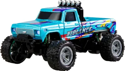 Produktbild von Amewi RC-Monstertruck Die Cast 1:64 RTR blau, Fernsteuerung im Kartenformat