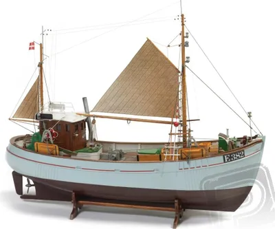 Imagen del producto de Billing Boats BB472, modelo de embarcación pesquera, kit de montaje, 1:33, Mary Ann, apto para cualquier género, metal, papel, textil, madera