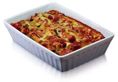 Obrázok produktu pre KitchenCraft World of Flavours – keramická forma na lasagne 33 x 23 cm, biela