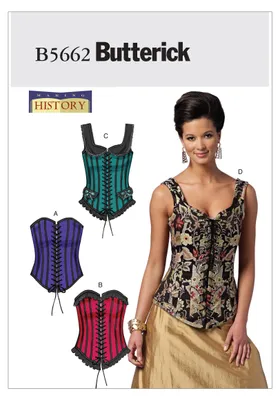 Imagen del producto de B5662: Corsé, patrón de costura de Butterick (tallas 40-46)
