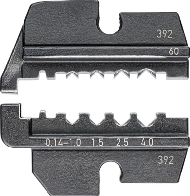 Produktbild von KNIPEX 97 49 60 Crimpeinsatz für gedrehte Kontakte (HTS + Harting)