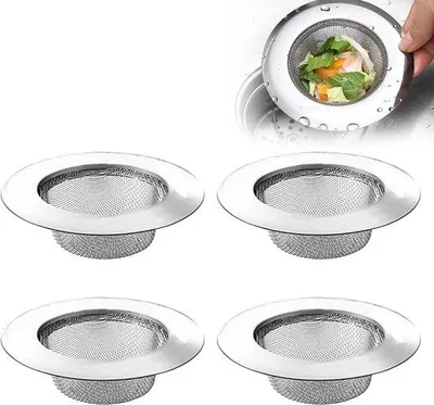 Immagine prodotto di Rubinetto per scarico in acciaio inossidabile, diametro esterno di 11,3 cm, resistente all'usura, confezione da 4 pezzi