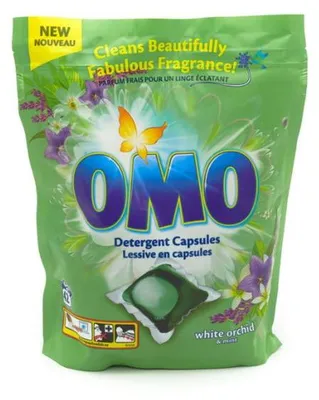 Produktbild von Omo Waschmittel-Caps Weiße Orchidee & Minze 42Stück