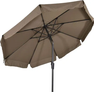 Produktbild von Lesli Living Sonnenschirm "Libra Taupe" Taupe Ø 3m mit UV-Schutz 30+