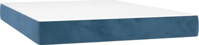 Produktbild von Taschenfederkernmatratze Dunkelblau 140x200x20 cm Samt