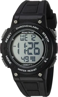 Produktbild von Sport Damen-Digital-Chronograph mit Harzarmband,