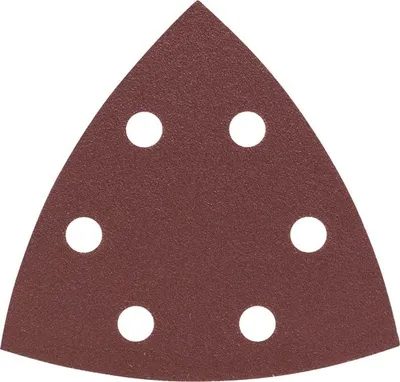 Produktbild von Schleifblatt-Set für Deltaschleifer, 93 mm, 120, 6 Löcher, 25er-Pack