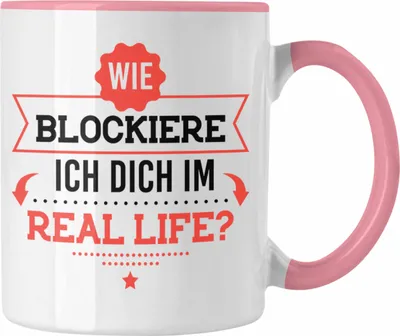 Produktbild von Trendation - Kaffeetasse mit Sprüchen Lustiger Spruch Tasse für Kollege Kollegin Freundin Geschenkidee (Rosa)