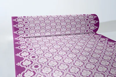 Produktbild von Sovie HORECA Tischläufer Mandy in Aubergine aus Linclass® Airlaid 40 cm x 24 m, 1 Stück - Ornamente