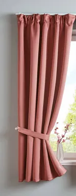 Produktbild von Vorhang Blickdicht »NewYork« verdeckte Schlaufen Altrosa HxB 160x140 cm 1er-Pack Thermo-Gardine Verdunkelungsvorhang Blackout  schalldämmend Kräuselband Raffhalter, 202020610