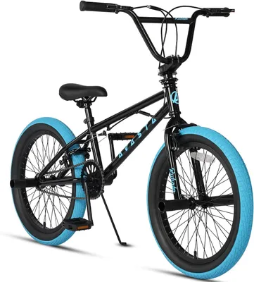 Immagine prodotto di Bicicletta BMX freestyle da 20 pollici per bambini e ragazzi, adatta a bambini e adolescenti di età compresa tra 6 e 14 anni, nonché per adulti principianti, con 4 pedali