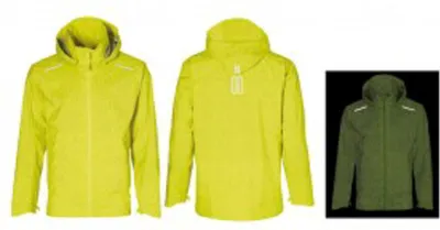 Image de Veste de pluie pour vélo BASIL hommes Skane HiVis, neon yellow