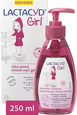 Obrázek produktu pro Lactacyd Girl ultra jemný mycí gel 200 ml
