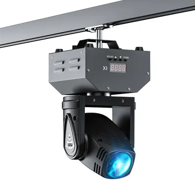Produktbild von LED Moving Head Scheinwerfer - DMX512 Bühnenlicht - 11/13 Kanäle - RGBW 4-in-1 - 15 W - Soundaktiv - EU-Stecker
