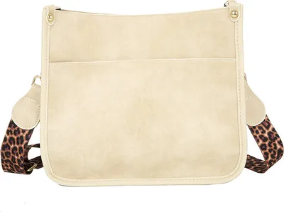 Produktbild von (Weiß)  Damen Crossbody Handtaschen Mode Umhängetasche Geldbörse für Damen mit verstellbarem Riemen