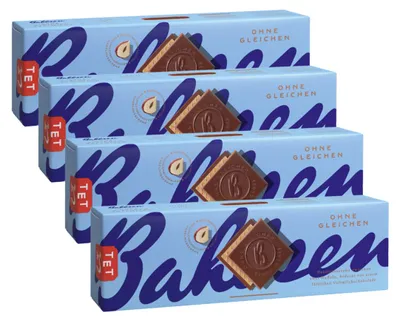 Immagine prodotto di Bahlsen senza pari wafer con cioccolato al latte 4 confezioni da 125 g