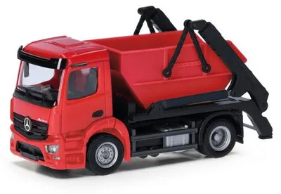 Produktbild von Herpa MiniKit 013994 - 1/87 Mercedes-Benz Actros S Absetzkipper AK12, rot