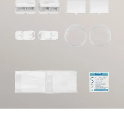 Produktbild von Zubehör SET Pendelsicherung zum Kleben aus Kunststoff - in weiß - B 32mm H 19mm