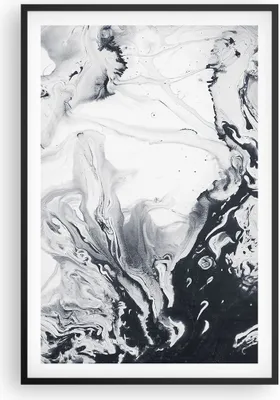 Produktbild von Gerahmtes Poster - Schwarzer Rahmen - Abstraktion modern - 61x91,5 cm - Wand Bild - Wanddeko - Wandbilder - Kunstposter - Wandposter - Bilderrahmen - Bilder - Kunstdruck - Wandbild - P2BPA61x91-3900