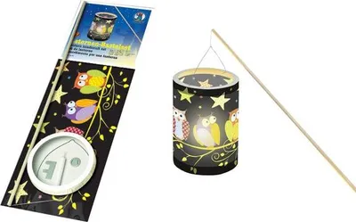 Zdjęcie produktu dla URSUS 6860000, Lampion papierowy, Papier, Wielobarwny, Obraz, Cylidner, Chłopak, dziewczyna