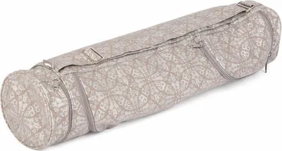 Produktbild von Maharaja Collection: Yogatasche ASANA BAG Baumwolle 60 cm | Raja, taupe/silber