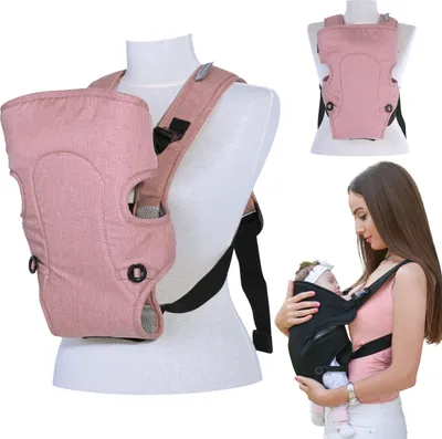 Obrázok produktu pre Lorelli BETWEEN nosič pre dieťa do 9 kg – nastaviteľný, nosenie vpredu & na chrbte, ľahký a skladný, 100% polyester, 20×11×35 cm